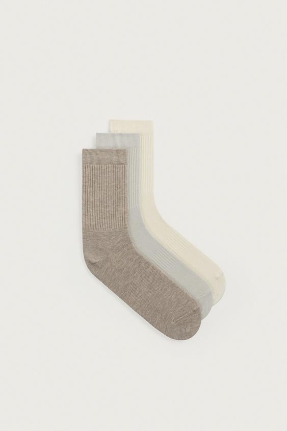 3-PACK OF RIBBED SOCKS - various by Zara - Image 0