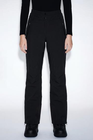 DOUBLE WAIST WATER-RESISTANT TROUSERS RECCO® TECHNOLOGY SKI COLLECTION - Black by Zara