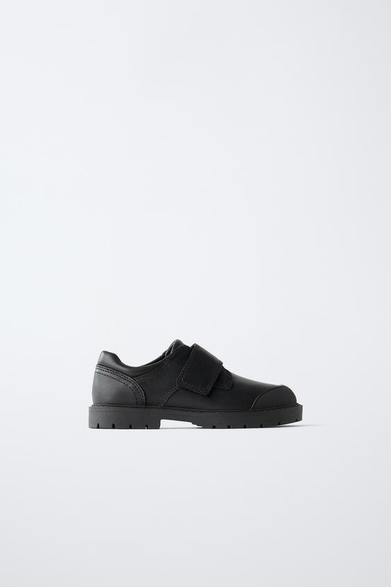LEATHER SCHOOL SHOES - Black by Zara - Image 0