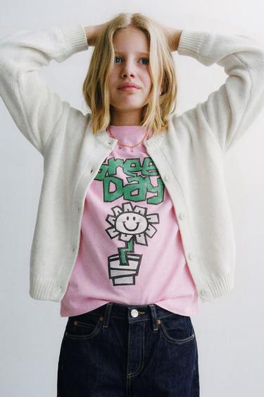 GREENDAY ® PRINT T-SHIRT - Pink by Zara