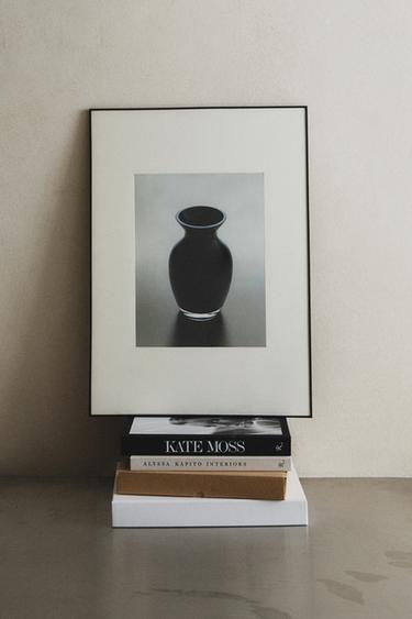 XL PHOTO FRAME WITH METAL BORDER - Black by Zara