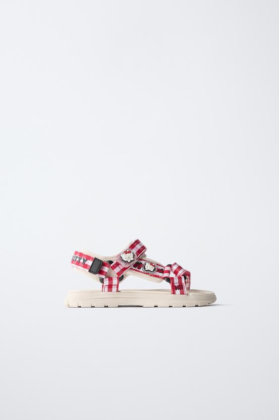 HELLO KITTY © SANRIO TECHNICAL SANDALS - Red by Zara - Image 0
