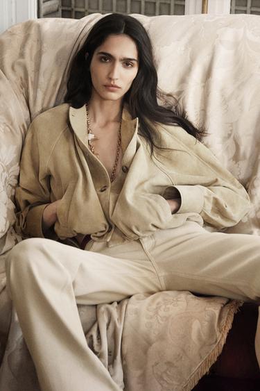 100% LEATHER JACKET ZW COLLECTION LIMITED EDITION - Butter by Zara - Image 0