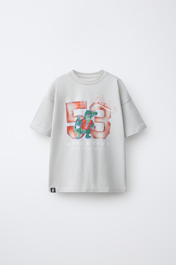 GATORS UNIVERSITY OF FLORIDA® PRINT T-SHIRT - Ice by Zara - Image 0
