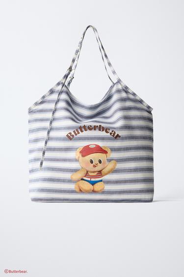 BUTTERBEAR © TOTE BAG - Blue by Zara