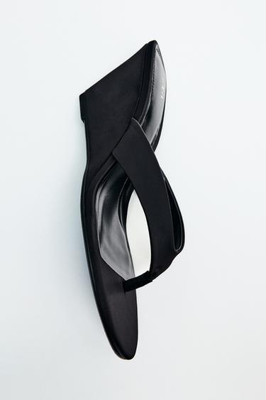WEDGE SANDALS - Black by Zara