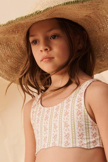 LIMITED EDITION FLORAL WAVY PRINT BIKINI - 005 by Zara