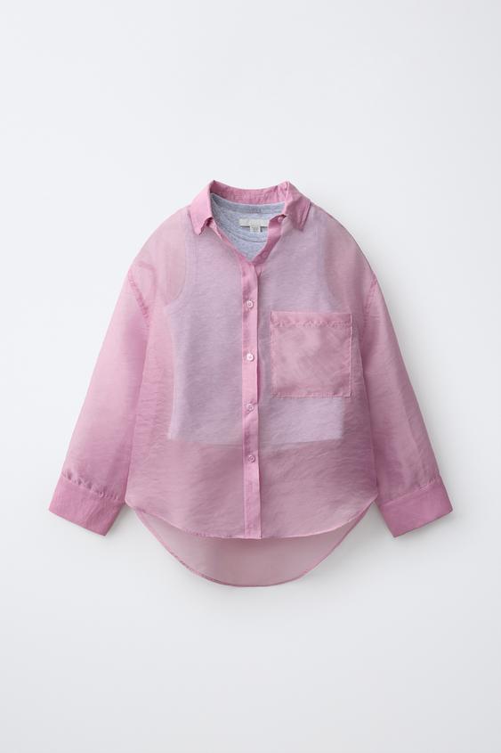 SHIRT AND T-SHIRT PACK - Pink by Zara - Image 0