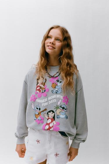 LILO & STITCH © DISNEY FADED SWEATSHIRT - Anthracite grey by Zara