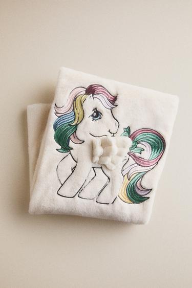MY LITTLE PONY© FLEECE BABY BLANKET - Ecru by Zara