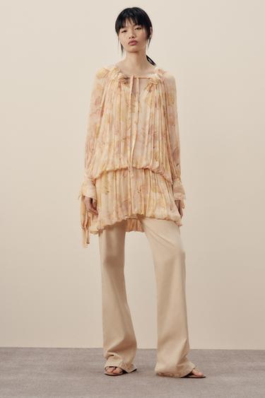 ZW COLLECTION SHORT PRINTED DRESS -  by Zara