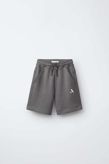 SPORTY BERMUDA SHORTS WITH MODAL BLEND - Anthracite grey by Zara