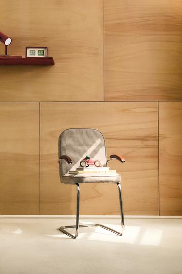 CHILDREN'S CHROME CHAIR - Brown by Zara