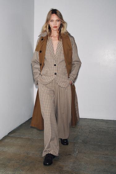 REVERSIBLE TRENCH COAT ZW COLLECTION - Caramel by Zara