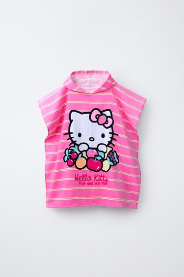 HELLO KITTY © SANRIO PONCHO TOWEL - Fuchsia by Zara