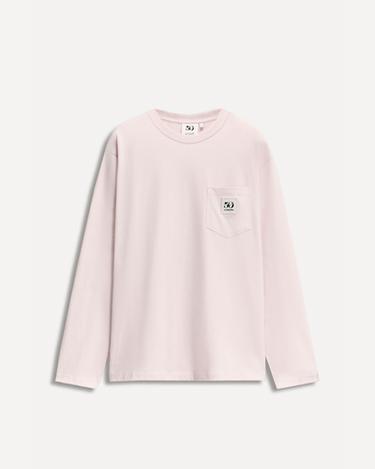 50TH ANNIVERSARY POCKET PATCH T-SHIRT - Pastel pink by Zara