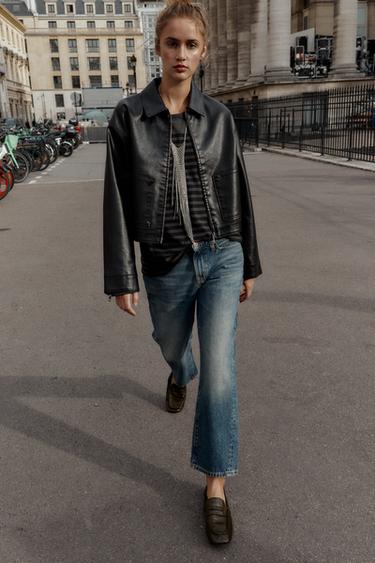 SOFT LEATHER LOAFERS - Chocolate Brown by Zara