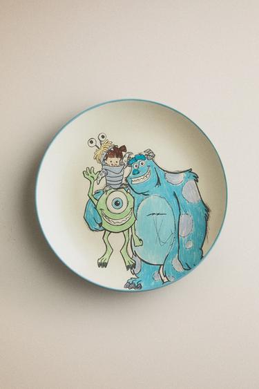 CHILDREN'S MONSTERS, INC. ©DISNEY/PIXAR STONEWARE PLATE - Multicoloured by Zara