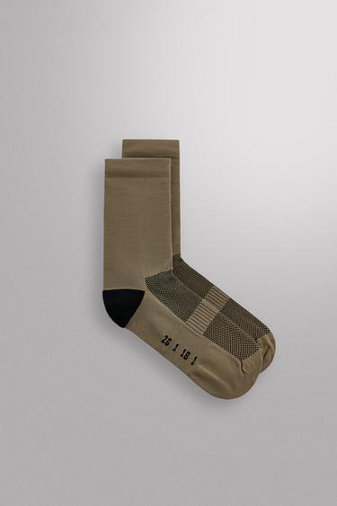 CYCLING SOCKS - Grey green by Zara