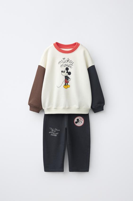 MICKEY MOUSE © DISNEY EMBROIDERED SWEATSHIRT AND JOGGERS SET - Blue by Zara - Image 0