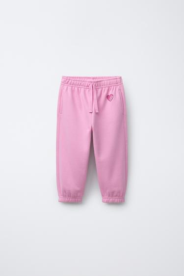 HEART BASIC JOGGERS - Mid-pink by Zara