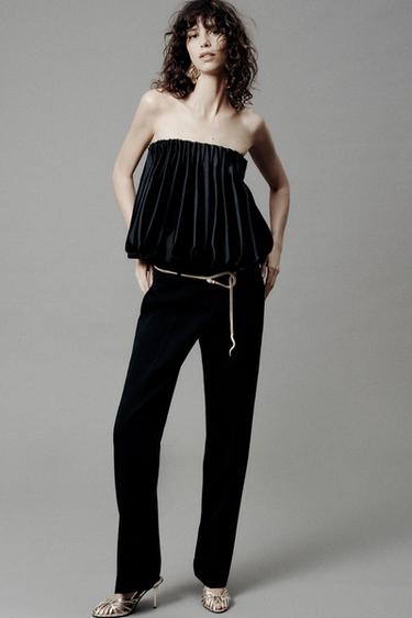 METALLIC HIGH-HEEL CAGE SANDALS - Gold by Zara