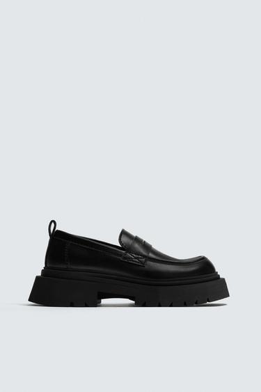CHUNKY PENNY LOAFERS - Black by Zara