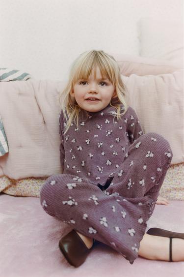 SOFT-TOUCH PRINTED T-SHIRT - Burgundy by Zara