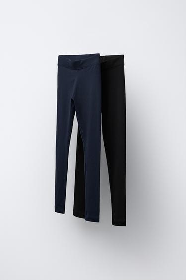 TWO-PACK OF BASIC LEGGINGS - blue/black by Zara - Image 0