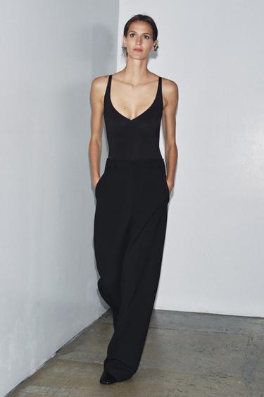 ZW COLLECTION HIGH-WAIST TROUSERS - Black by Zara - Image 0