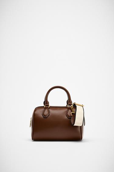 CITY BAG - Dark tan by Zara