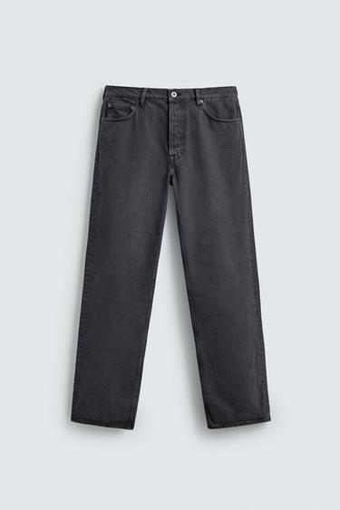 STRAIGHT FIT JEANS - Blue / Grey by Zara