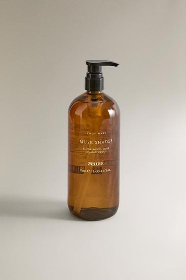 (1 L) MUSK SHADES LIQUID BODY SOAP - Light yellow by Zara - Image 0