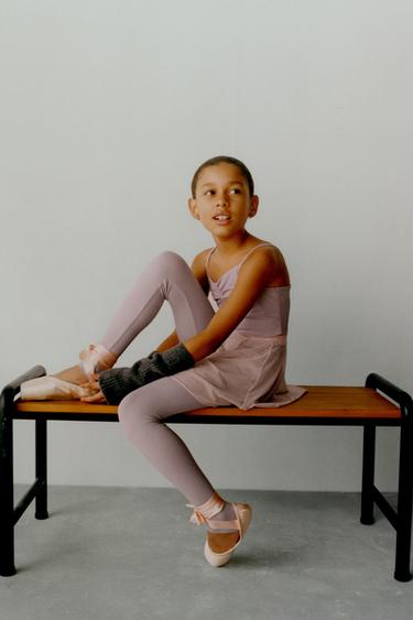 BALLET BODYSUIT - Pink by Zara