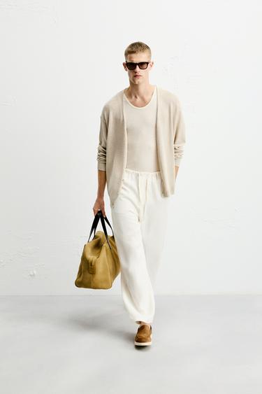 CASUAL LEATHER LOAFERS - Beige by Zara