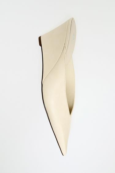 WEDGE MULE SHOES - White by Zara