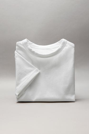 PLAIN T-SHIRT - White by Zara