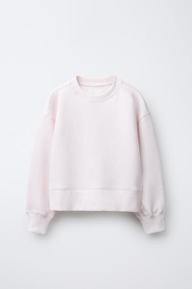 BASIC SPORTY SWEATSHIRT - Pink by Zara