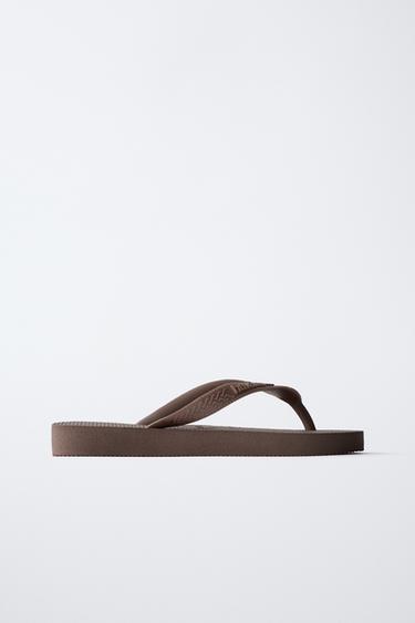 HAVAIANAS ® x ZARA SANDALS - Brown by Zara