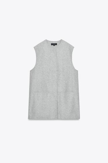 SOFT GILET - Grey by Zara