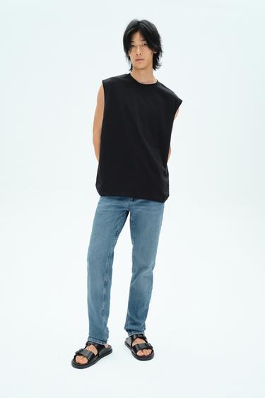 SLIM FIT JEANS - Mid-blue by Zara - Image 0
