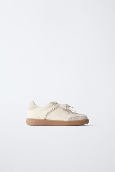 SNEAKERS WITH BOW DETAIL - White by Zara