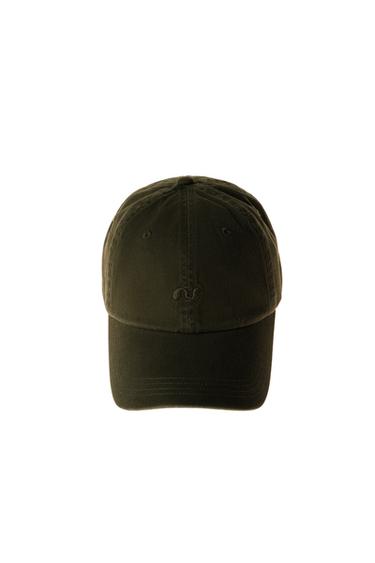 WASHED EMBROIDERED CAP - Black / Brown by Zara