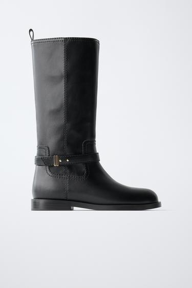 HIGH-LEG BOOTS - Black by Zara