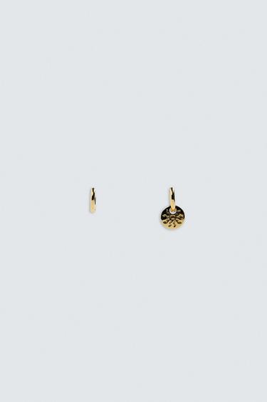 HOOP EARRINGS - Gold by Zara - Image 0