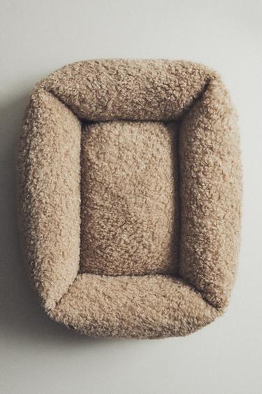 FAUX SHEARLING PET BED - Beige by Zara