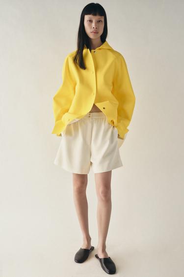 RUBBERISED JACKET ZW COLLECTION - Yellow by Zara - Image 0
