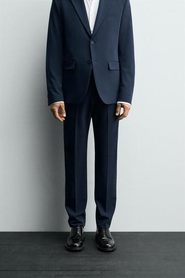 COMFORT SUIT TROUSERS - Bluish by Zara