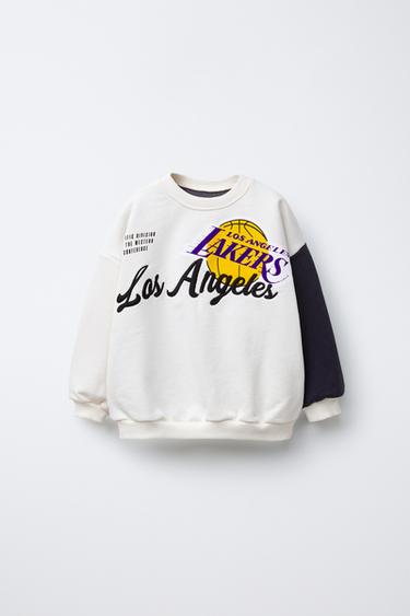 LOS ANGELES LAKERS NBA © SWEATSHIRT - Ecru / Navy by Zara - Image 0