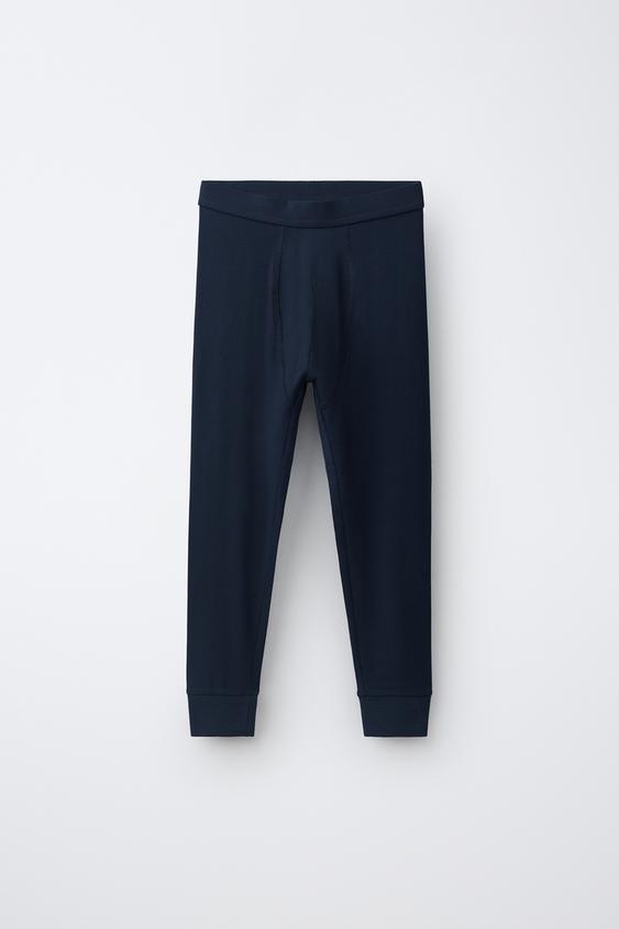 6-14 YEARS/ PLAIN LONG JOHNS - Navy blue by Zara - Image 0